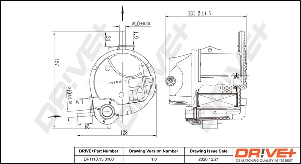 Dr!ve+ DP1110.13.0100 filtru combustibil