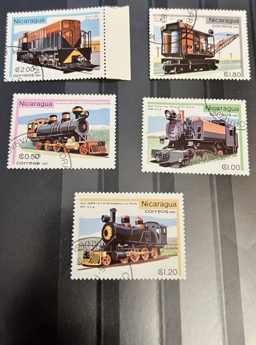 1981. Nicaragua. Locomotive