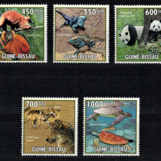 GUINEEA-BISSAU 2010 - Fauna diversa /serie completa MNH