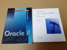 2 vol. despre baze de date Oracle (Oracle Developer/2000 Forms in engleza + Oracle 8 in romana) - calculatoare, programare