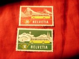 Serie Elvetia 1953 - Posta in Alpi , 2 valori