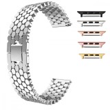 Curea metalica compatibila Apple Watch 10, 46mm,Bright-Silver