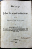 CONTRIBUȚII ASUPRA REFORMELOR PROCEDURA JUDICIARA IN IMPERIUL AUSTRIAC / BEITRAGE ZUR REFORM DES GERICHTLICHEN VERFAHRENS... SIBIU 1859