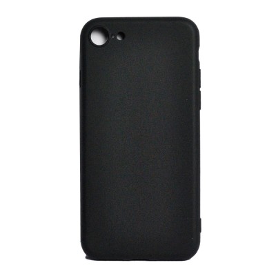 Husa Iphone 7 / Iphone 8 / Iphone SE 2, grosime 1 mm, material flexibil TPU, ColorFull Matt Ultra negru &amp;quot;SPT-MUT-IP.8&amp;quot; foto