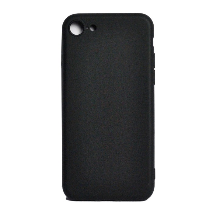 Husa Iphone 7 / Iphone 8 / Iphone SE 2, grosime 1 mm, material flexibil TPU, ColorFull Matt Ultra negru &quot;SPT-MUT-IP.8&quot;