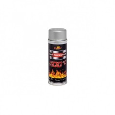 Spray argintiu vopsea rezistent termic profesional universal +800&deg;C 400ml