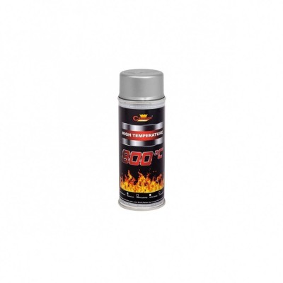Spray argintiu vopsea rezistent termic profesional universal +800&amp;deg;C 400ml foto
