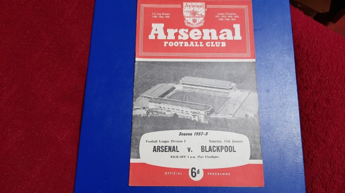 program Arsenal - Blackpool