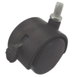 Cumpara ieftin Roata pentru mobila cu frana si surub, 50 mm