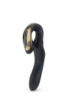 Vibrator tripla stimulare Zini Roae negru-auriu 19,5 cm