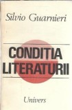Conditia literaturii - Silvio Gaurnieri