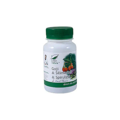 Goji Silimarina Spirulina 60 capsule Medica foto