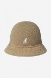 Kangol pălărie cu două fețe culoarea portocaliu K3555.OAT.CHERRY-OAT/CHERRY