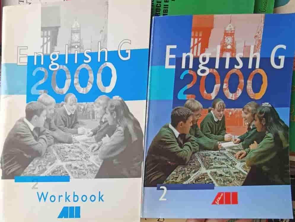 SET 2 CARTI ENGLISH G 2000 MANUAL PENTRU CLASA A VIA, CAIET DE LUCRUB. DISSELBECK arhiva