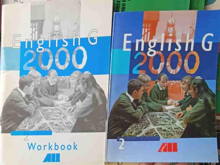 SET 2 CARTI ENGLISH G 2000: MANUAL PENTRU CLASA A VI-A, CAIET DE LUCRU-B. DISSELBECK-243474