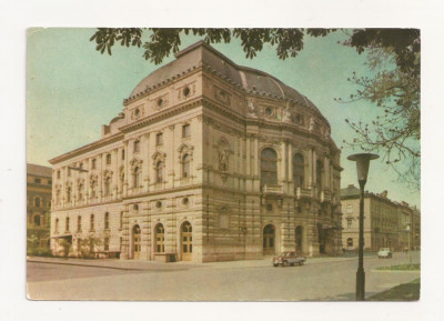 FA15 - Carte Postala- UNGARIA - Szeged, Teatrul National, circulata 1963 foto