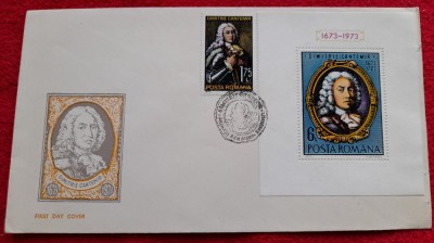 1973-Romania-D.Cantemir-bl.105 -FDC foto