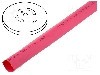 Tub termocontractant, 19.1mm, {{Lungime}}, ro&amp;amp;#351;ie, CYG/KTG - CB-HFT(2X) 19.1 foto