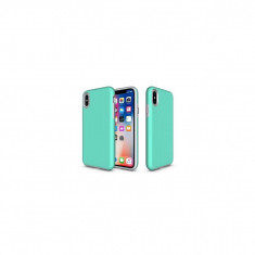 Husa Compatibila cu Apple Iphone XS,Apple iPhone X-Iberry Rugged Green Mint