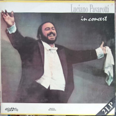 Disc vinil, LP. Luciano Pavarotti In Concert. SET 2 DISCURI VINIL-LUCIANO PAVAROTTI