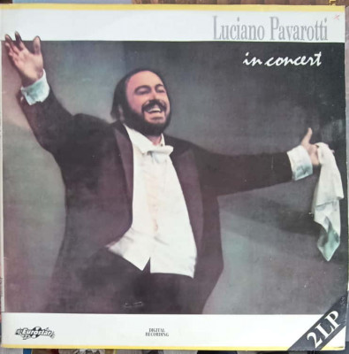 Disc vinil, LP. Luciano Pavarotti In Concert. SET 2 DISCURI VINIL-LUCIANO PAVAROTTI foto