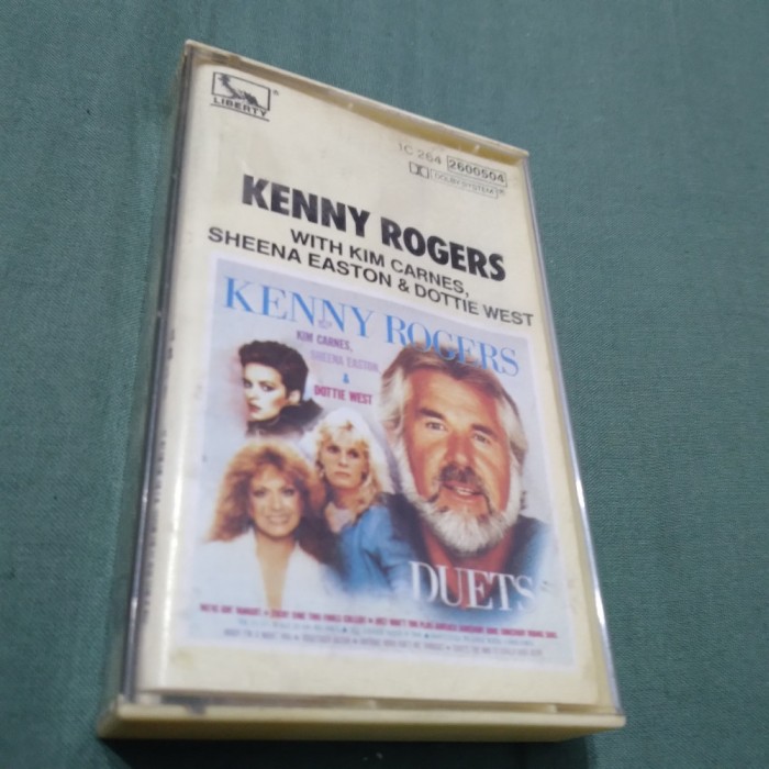 CASETA AUDIO KENNY ROGERS -DUETS ORIGINALA EMI
