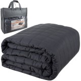 Patura ponderata Ruhhy 150x200 cm, 8 kg, gri, pentru relaxare