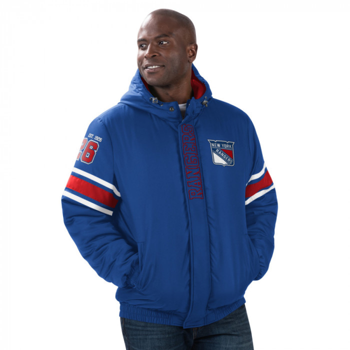 New York Rangers geacă de bărbați cu glugă Tight End Winter Jacket - XL