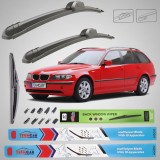 Cumpara ieftin Ștergătoare BMW Seria 3 E46 Touring (1999&ndash;2005) | Set Complet &ndash; TeamCar&reg;