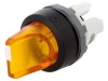 Comutator rotativ 22mm galben IP66