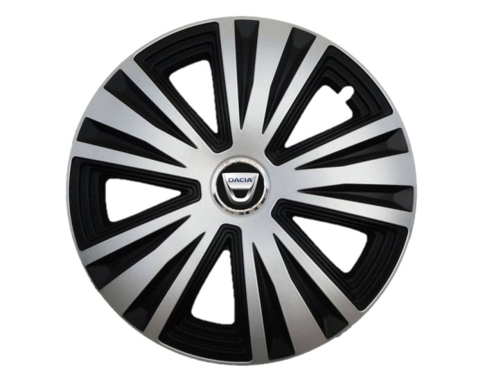 Set 4 Capace Roti Autohelix MSA&reg; potrivite jantelor de 16 inch, pentru Dacia, model Glory Mix