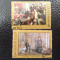 Serie timbre pictura Leninn stampilate URSS timbre arta timbre picturi