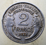 1.147 FRANTA 2 FRANCS FRANCI 1948, Europa, Aluminiu