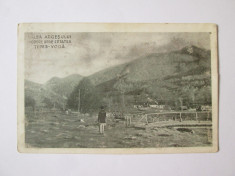 Rara! C.P.Valea Argesului:Vedere spre cetatea Tepes-Voda/Poenari,circul.anii 20 foto