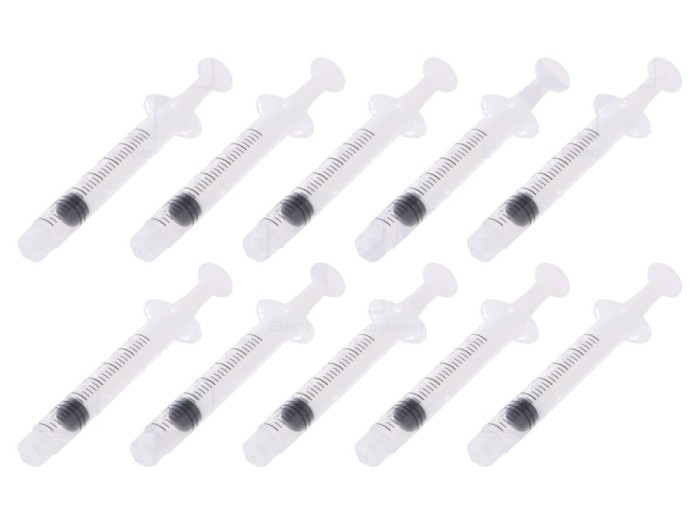 Seringă Luer Lock 3ml, transparentă