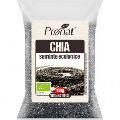 Seminte de chia bio, 100g Pronat