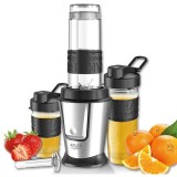 Blender Adler AD 4081, 2 recipiente portabile cu capac, 500 W, 570 ml si 400 ml