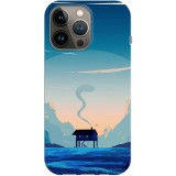 Husa compatibila cu Apple iPhone 11 Pro Max Blue nature, Silicon, TPU, Viceversa, Transparent, Carcasa