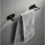 Suport confortabil din otel pentru prosop, lungime 40 cm, culoare Neagra FAVLine Selection, Oem