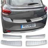 Set de 2 protectii bara spate si interior portbagaj mat premium pentru Dacia Sandero, Stepway III din 2021