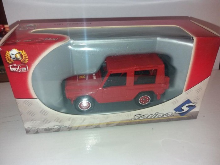 Macheta Peugeot P4 - SOLIDO scara 1:60