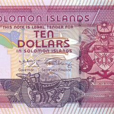 INSULELE SOLOMON █ bancnota █ 10 Dollars █ 2006 █ P-27 █ semnatura 9 █ UNC