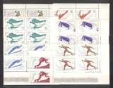 Romania.1961 Posta aeriana-Sporturi de munte bloc 4 dantelate TR.585
