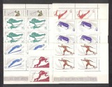 Romania.1961 Posta aeriana-Sporturi de munte bloc 4 dantelate TR.585, Nestampilat