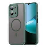 Husa MagSafe HaloFrost II pentru Xiaomi Redmi 15C 4G, Verde - Protectie Avansata