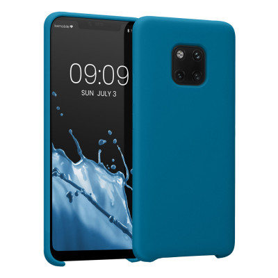 Husa Kwmobile pentru Huawei Mate 20 Pro, Silicon, Albastru, 52287.224 foto