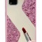 Husa silicon oglinda si sclipici ( glitter) Samsung S20 Plus ; S20+ , Roz