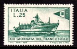 Italia 1971 - Ziua mărcii poștale, vapor, neuzat