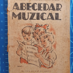 Abecedar muzical / bogat ilustrat / partituri / editia 1949