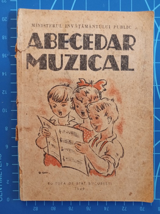 Abecedar muzical 1949 - ilustrații Dem - partituri - propagandă